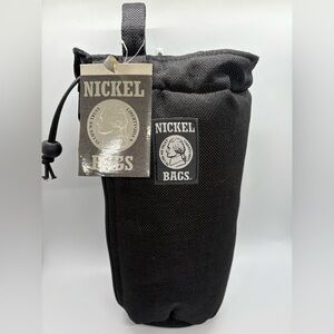 Nickel Bags Black Padded Drawstring Duffle Bag